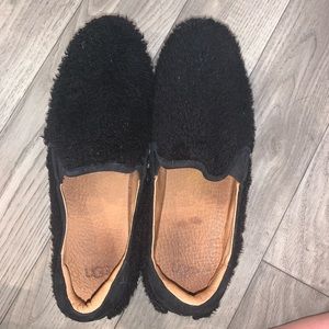 Ugg fuzzy slip ons